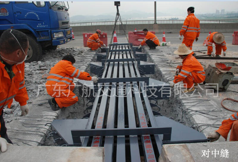 港珠澳大橋橋梁伸縮縫施工